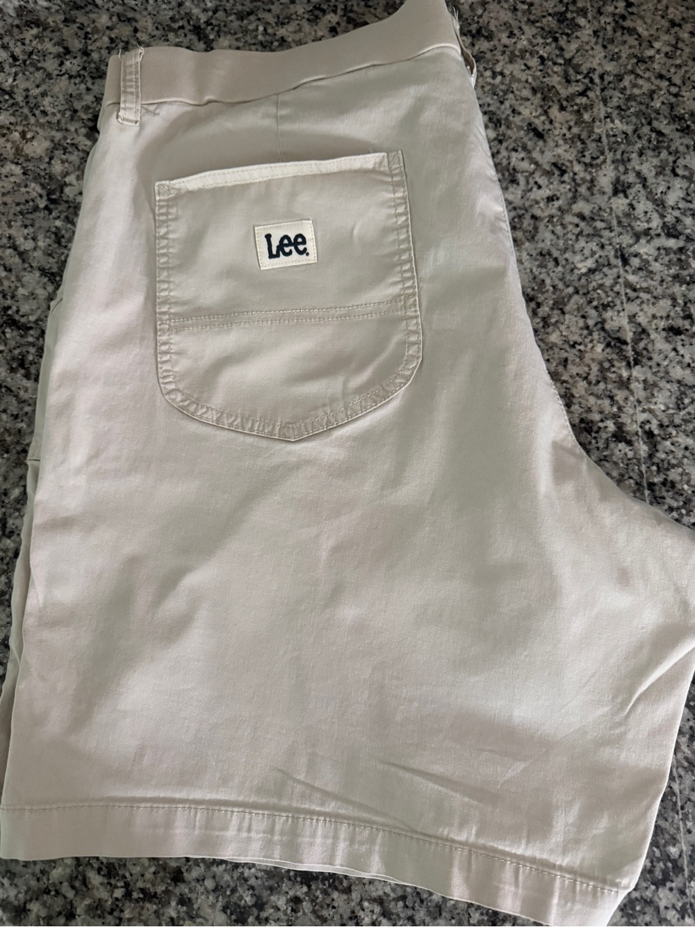 Lee Khaki Casual Shorts Ultra Stretch